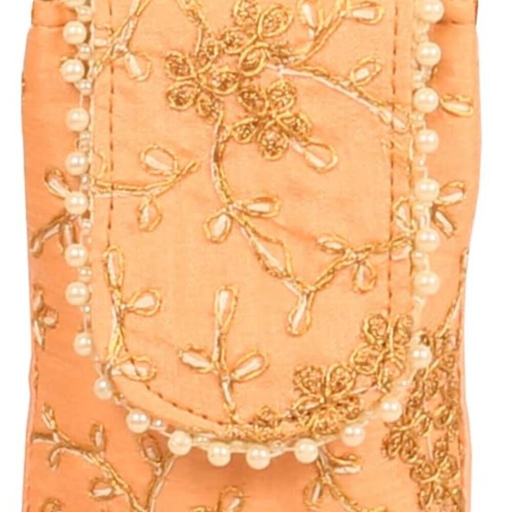Embroidered Brocade Crossbody Evening Purse Silk Bridal Wedding Gift